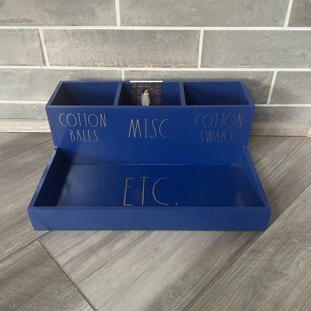 Rae Dunn Bathroom Wooden Caddy